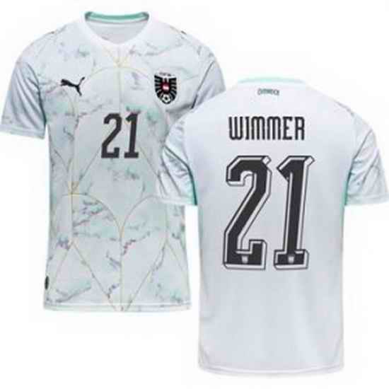 Youth 21 Austria Patrick Wimmer World Cup Away Replica Jersey  2